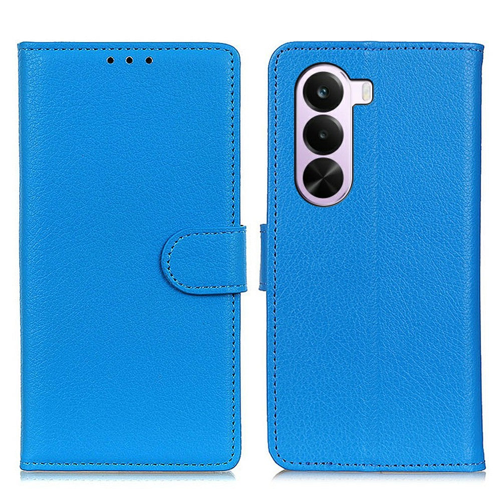 OnePlus Nord CE6 Lite 5G / Realme P4x 5G Plånboksfodral PU-läder mobilskal Litchitextur