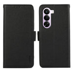 ABEEL För OnePlus Nord CE6 Lite 5G / Realme P4x 5G Skal Litchi Texture Läder RFID-blockerande mobilskal