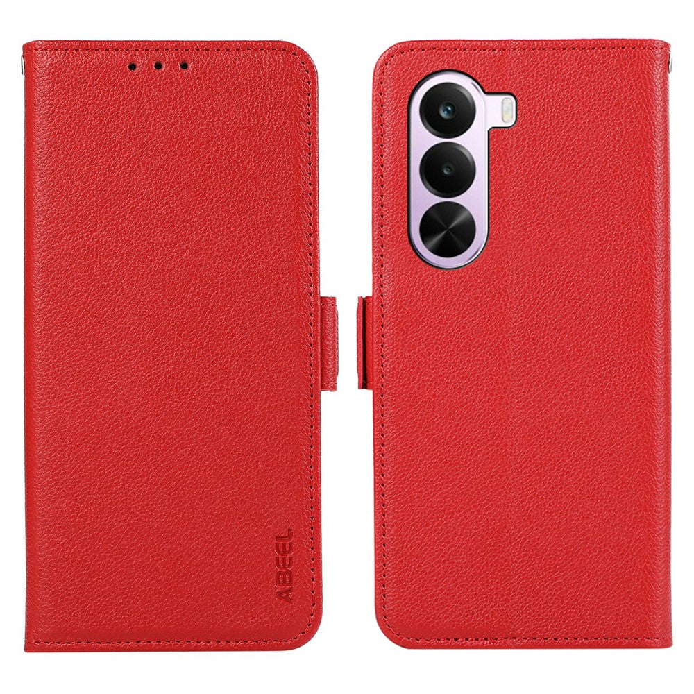 ABEEL För OnePlus Nord CE6 Lite 5G / Realme P4x 5G Skal Litchi Texture Läder RFID-blockerande mobilskal