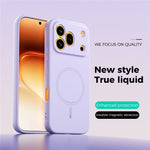 ABEEL Magnetic Case For Honor 600 Pro 5G Skin Touch Liquid Silicone Phone Back Cover