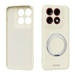 ABEEL For Motorola Edge 70 Pro 5G Magnetic Case Kickstand Skin Touch Liquid Silicone Phone Cover
