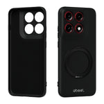 ABEEL For Motorola Edge 70 Pro 5G Magnetic Case Kickstand Skin Touch Liquid Silicone Phone Cover