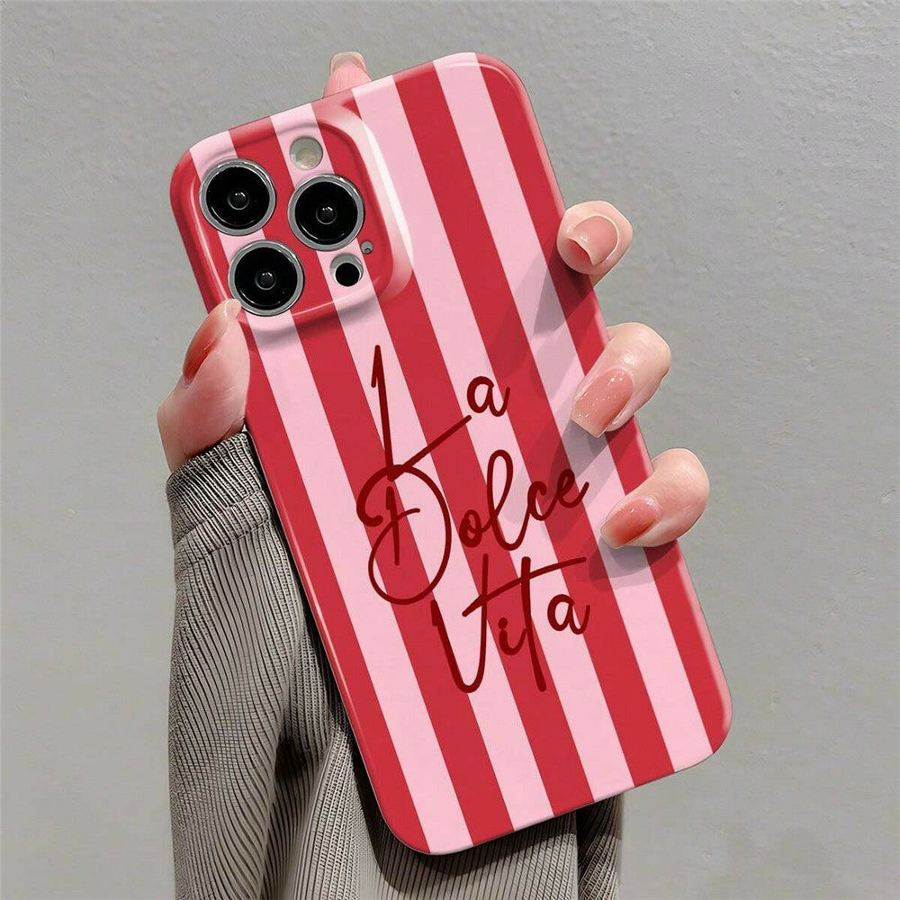 For iPhone 11 Pro Max Case Colorful Stripe Pattern Shockproof Hard PC Phone Cover