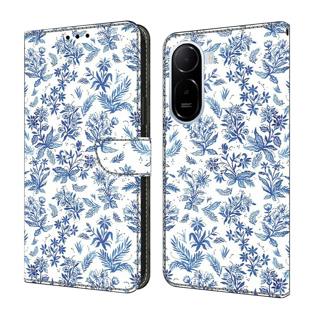 Wallet Case For Xiaomi Redmi A7 Pro 4G (171.56mm) / A7 Pro 5G / Poco C85x 5G Pattern Printing PU Leather Flip Stand Phone Cover