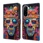 Wallet Case For Xiaomi Redmi A7 Pro 4G (171.56mm) / A7 Pro 5G / Poco C85x 5G Foldable Stand Pattern Printing PU Leather Flip Phone Cover