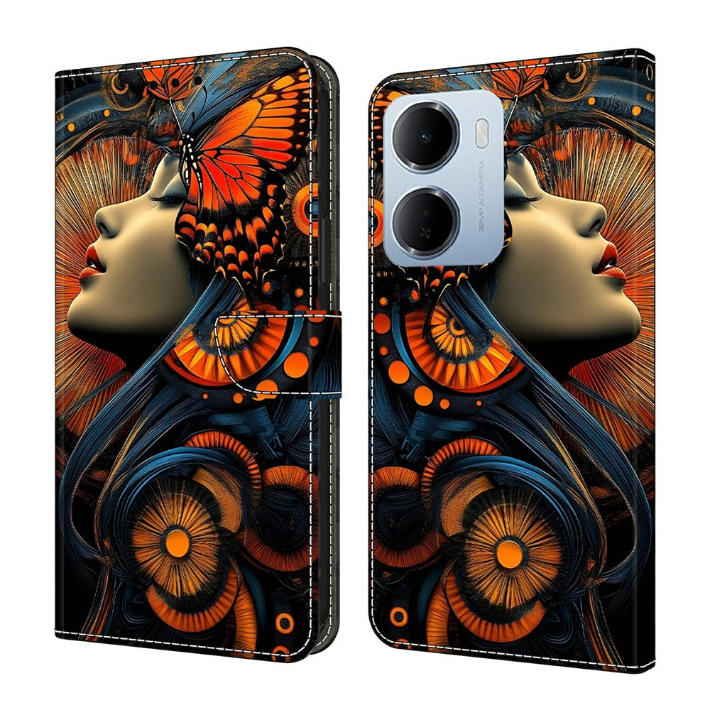 Wallet Case For Xiaomi Redmi 15a 5G / R70 5G / R70m 5G Foldable Stand Pattern Printing PU Leather Flip Phone Cover