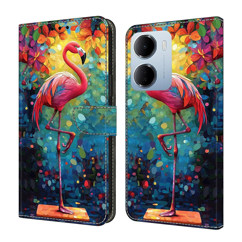 Wallet Case For Xiaomi Redmi 15a 5G / R70 5G / R70m 5G Foldable Stand Pattern Printing PU Leather Flip Phone Cover