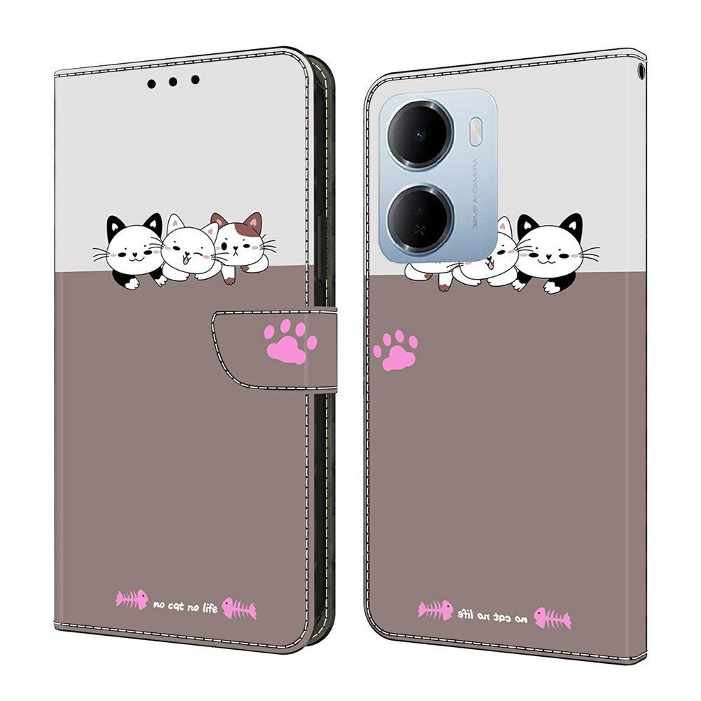 Wallet Case For Xiaomi Redmi 15a 5G / R70 5G / R70m 5G Foldable Stand Pattern Printing PU Leather Flip Phone Cover