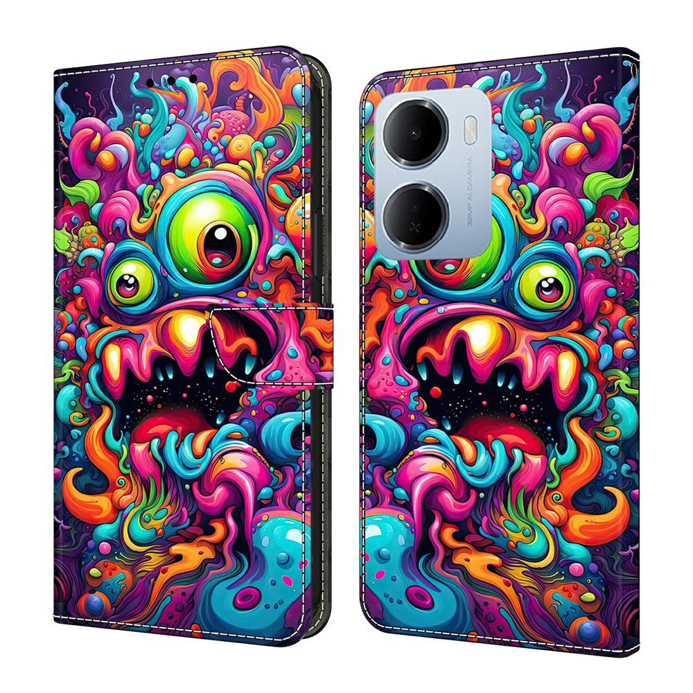 Wallet Case For Xiaomi Redmi 15a 5G / R70 5G / R70m 5G Foldable Stand Pattern Printing PU Leather Flip Phone Cover