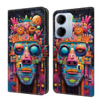 Wallet Case For Xiaomi Redmi 15a 5G / R70 5G / R70m 5G Foldable Stand Pattern Printing PU Leather Flip Phone Cover