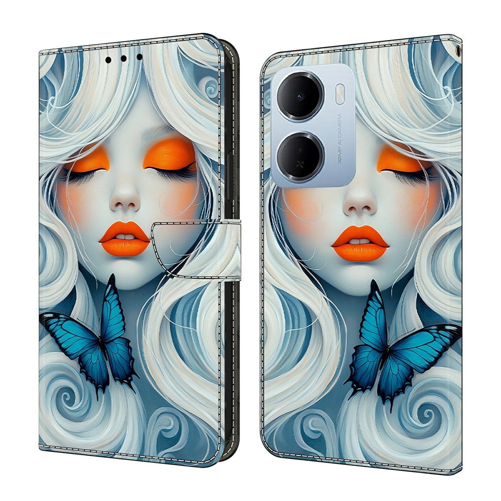 Wallet Case For Xiaomi Redmi 15a 5G / R70 5G / R70m 5G Foldable Stand Pattern Printing PU Leather Flip Phone Cover
