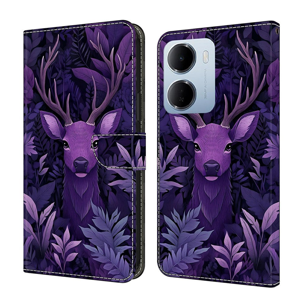 Wallet Case For Xiaomi Redmi 15a 5G / R70 5G / R70m 5G Foldable Stand Pattern Printing PU Leather Flip Phone Cover