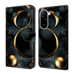 For Xiaomi Redmi A7 Pro 4G (171.56mm)  /  Redmi A7 Pro 5G  /  Poco C85x 5G Wallet Case Foldable Stand Pattern Printing Leather Flip Phone Cover
