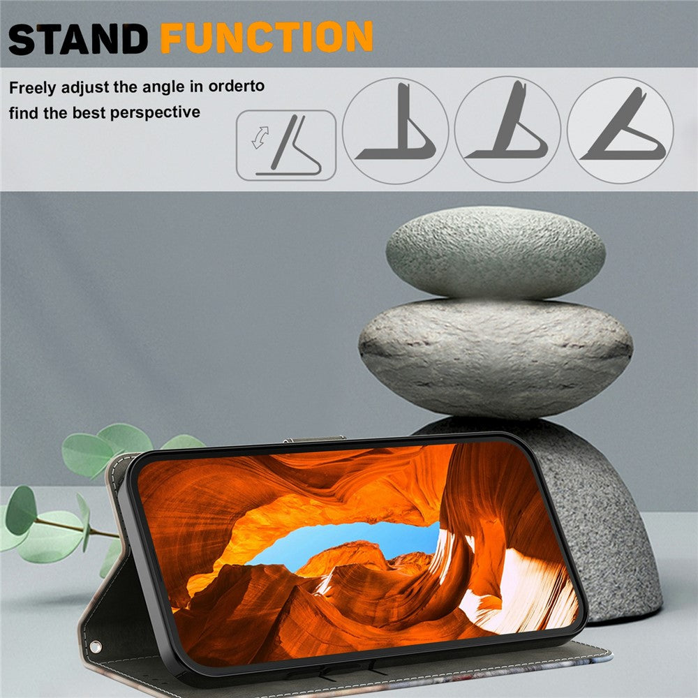 For Xiaomi Redmi 15a 5G  /  R70 5G  /  R70m 5G Wallet Case Foldable Stand Pattern Printing Leather Flip Phone Cover