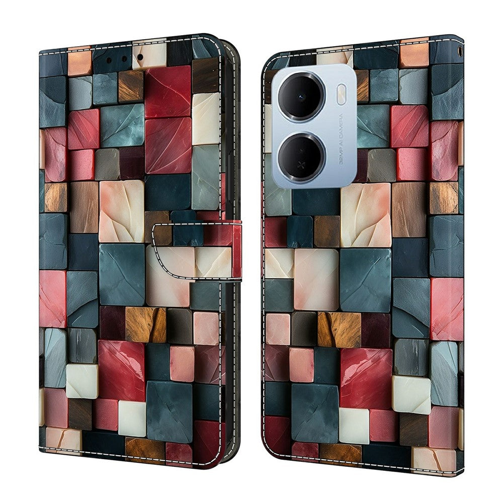 For Xiaomi Redmi 15a 5G  /  R70 5G  /  R70m 5G Wallet Case Foldable Stand Pattern Printing Leather Flip Phone Cover