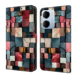 Xiaomi Redmi 15a 5G / R70 5G / R70m 5G Plånboksfodral Hopfällbart Stativ Mönstertryck Läder Flip mobilfodral