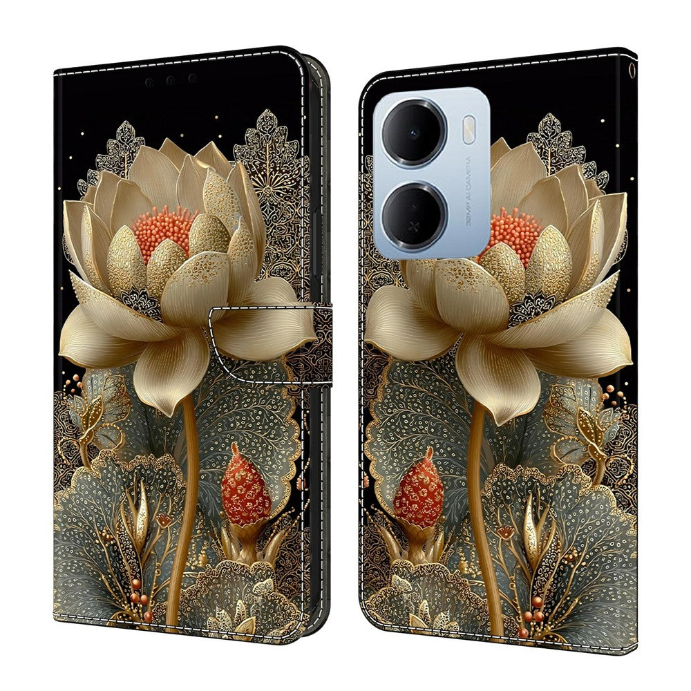 For Xiaomi Redmi 15a 5G  /  R70 5G  /  R70m 5G Wallet Case Foldable Stand Pattern Printing Leather Flip Phone Cover