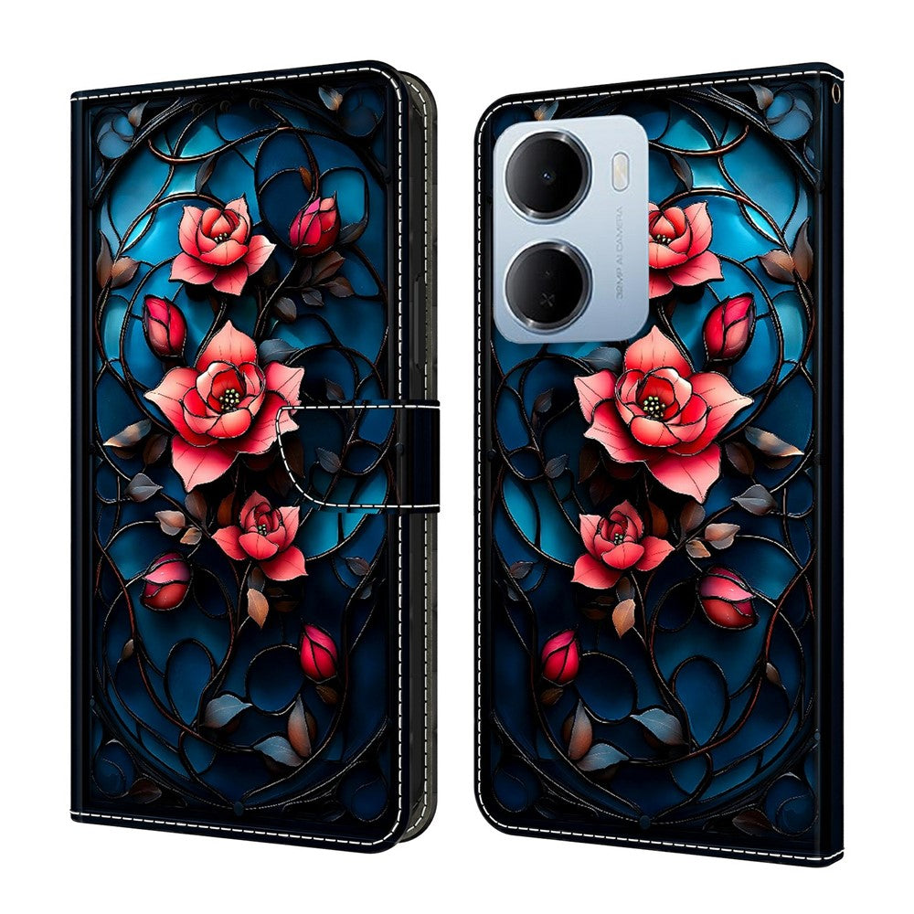 For Xiaomi Redmi 15a 5G  /  R70 5G  /  R70m 5G Wallet Stand Case Pattern Printing Leather Phone Cover