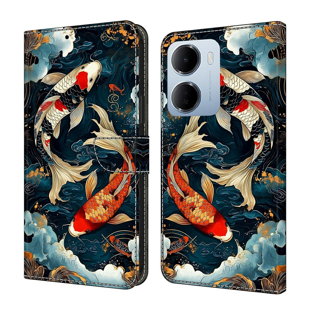 For Xiaomi Redmi 15a 5G  /  R70 5G  /  R70m 5G Wallet Stand Case Pattern Printing Leather Phone Cover