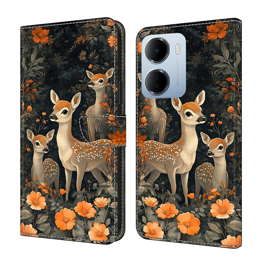 For Xiaomi Redmi 15a 5G  /  R70 5G  /  R70m 5G Wallet Stand Case Pattern Printing Leather Phone Cover