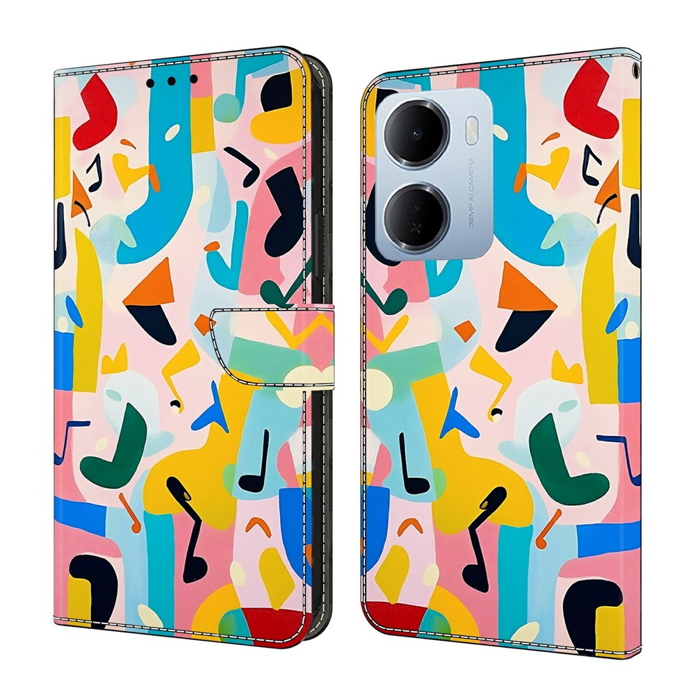 For Xiaomi Redmi 15a 5G  /  R70 5G  /  R70m 5G Wallet Stand Case Pattern Printing Leather Phone Cover