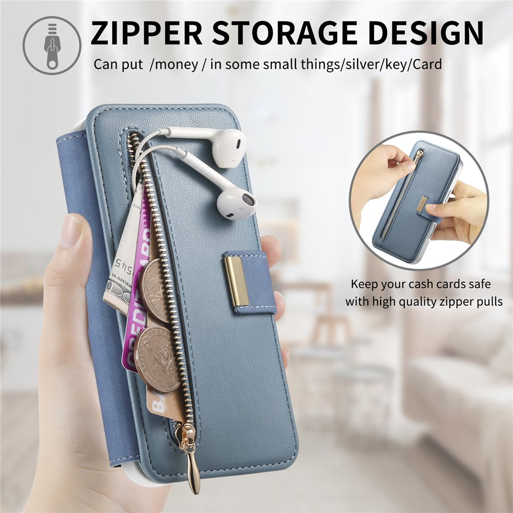 For Samsung Galaxy S26 Ultra Case RFID Blocking Detachable Magnetic Leather Phone Cover with Ring Holder