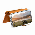 For Samsung Galaxy A27 5G Case RFID Blocking Detachable Magnetic Leather Phone Cover with Ring Holder