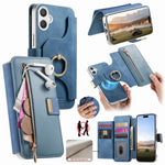 Til Samsung Galaxy A08 5G / A08 4G / A07 5G / A07 4G Cover RFID Blokerende Aftageligt Magnetisk Læder Telefoncover med Ringholder