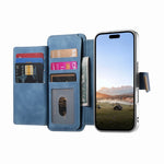 Til Samsung Galaxy A08 5G / A08 4G / A07 5G / A07 4G Cover RFID Blokerende Aftageligt Magnetisk Læder Telefoncover med Ringholder