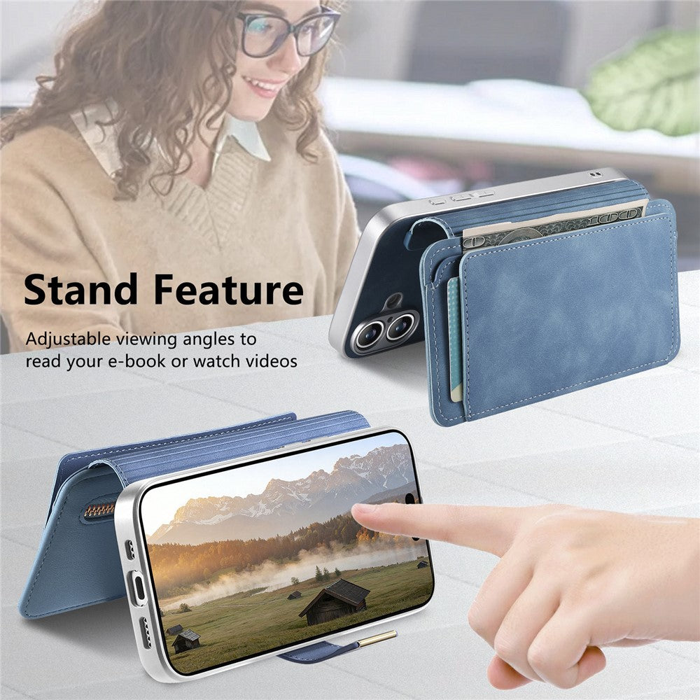 Til Samsung Galaxy A08 5G / A08 4G / A07 5G / A07 4G Cover RFID Blokerende Aftageligt Magnetisk Læder Telefoncover med Ringholder