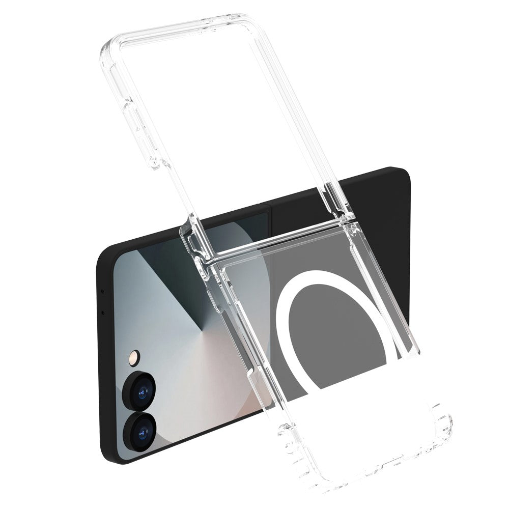 LEREACH TOC Series for Samsung Galaxy Z Flip8 Magnetic Case TPU + Acrylic Phone Cover