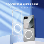 LEREACH TOC Series for Samsung Galaxy Z Flip8 Magnetic Case TPU + Acrylic Phone Cover