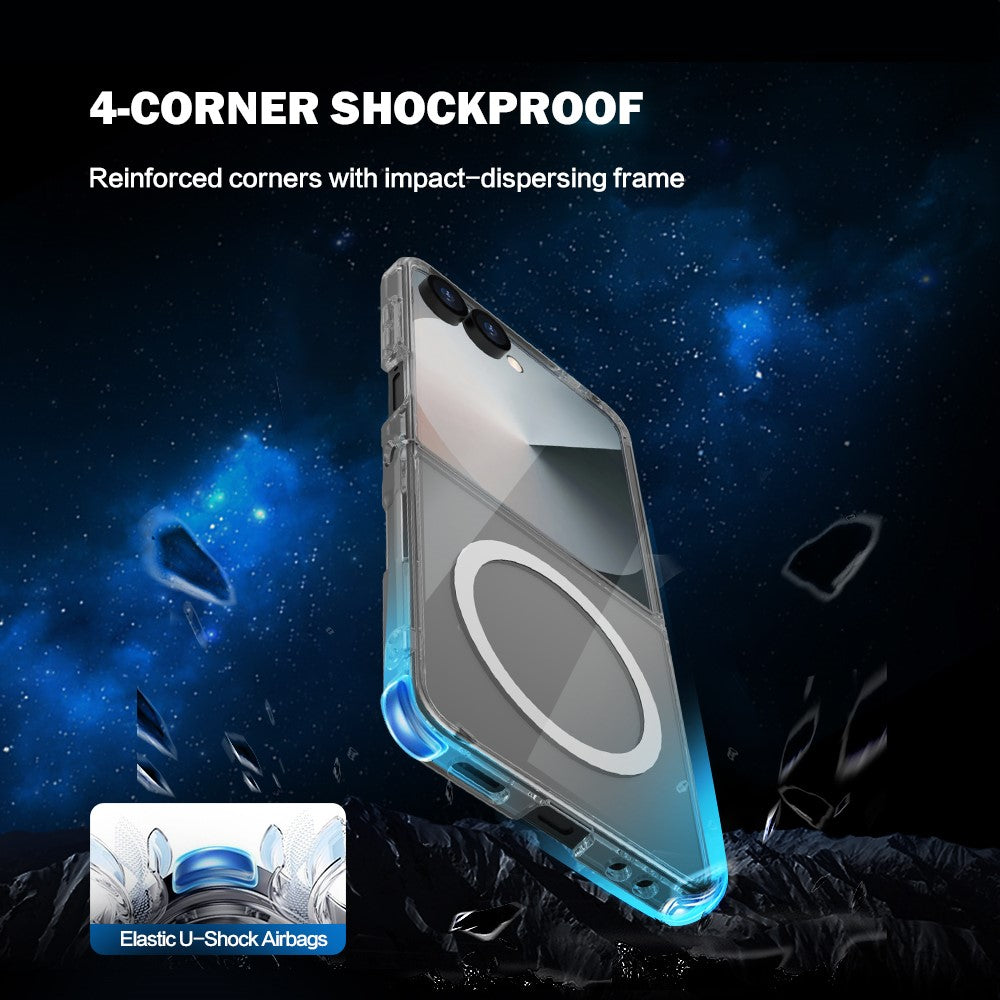 LEREACH TOC Series for Samsung Galaxy Z Flip8 Magnetic Case TPU + Acrylic Phone Cover
