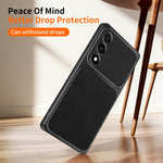 WANLONFENG til OnePlus Nord 5 5G / OnePlus Ace 5 Ultra 5G XYP-serie-cover, lammeskindsstruktur, PC TPU, præcise udskæringer, mobilcover med 2 hærdede glasfilm