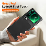 WANLONFENG for Xiaomi 17 Pro Max XYP Series Case Lambskin Texture Shockproof PC TPU Hybrid Protective Cover with 2Pcs Tempered Glass Film