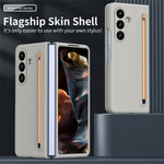 Til Samsung Galaxy Z Fold8 Ultra Telefoncover Hårdt PC Bagcover med Hærdet Glasfilm / Stylus