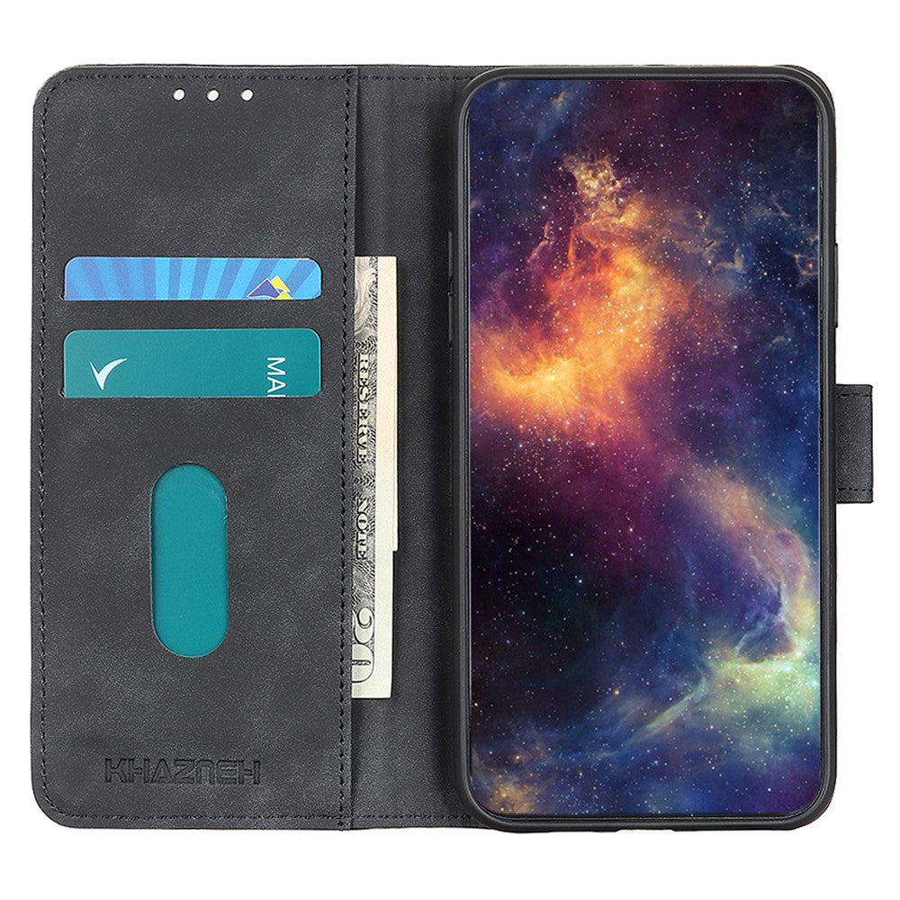 KHAZNEH cover til OnePlus Nord CE6 Lite 5G / Realme P4x 5G i PU-læder med retrostruktur - mobilcover