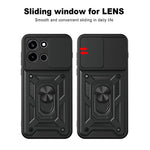 AMORUS For OnePlus Nord 6 5G Case Kickstand PC + TPU Phone Cover with Camera Lens Slider