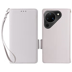 For Huawei Pura 90 Case Litchi Texture Wallet Leather Phone Cover with Wrist Strap