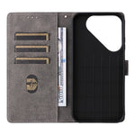 For Huawei Pura 90 Case Wallet RFID Blocking PU Leather Phone Cover Stand with Strap