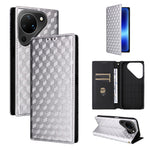 For Huawei Pura 90 Case Wallet Rhombus Imprinted PU Leather Phone Cover