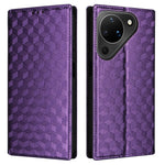 For Huawei Pura 90 Case Wallet Rhombus Imprinted PU Leather Phone Cover