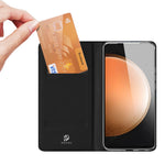 DUX DUCIS for Samsung Galaxy S26 FE Case Skin Pro Series Leather Stand Cover Card Holder
