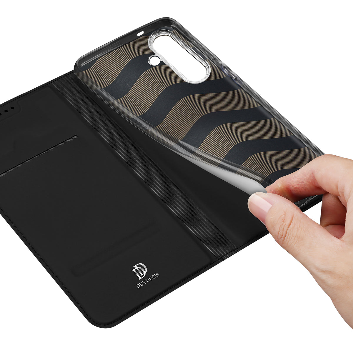 DUX DUCIS for Samsung Galaxy S26 FE Case Skin Pro Series Leather Stand Cover Card Holder