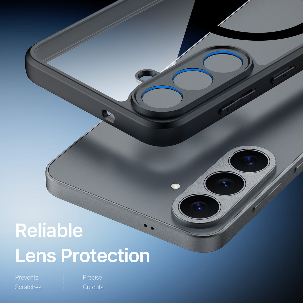 DUX DUCIS for Samsung Galaxy S26 FE Aimo Series Magnetic Case PC + TPU Clear Back Phone Cover (REACH Certification)