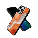 EYCASE til iPhone 15 Pro Magnetisk Cover Marmor Mønster TPU + Akryl Stødsikkert Telefoncover
