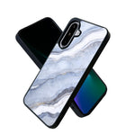 EYCASE for Samsung Galaxy A37 5G Magnetic Case Marble Pattern TPU + Acrylic Shockproof Phone Cover