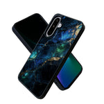 EYCASE for Samsung Galaxy A37 5G Magnetic Case Marble Pattern TPU + Acrylic Shockproof Phone Cover