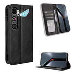 Til ZTE nubia Neo 5 GT 5G Læder Cover Pung Stativ Retro Tekstur Telefoncover