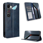 Til ZTE nubia Neo 5 GT 5G Læder Cover Pung Stativ Retro Tekstur Telefoncover